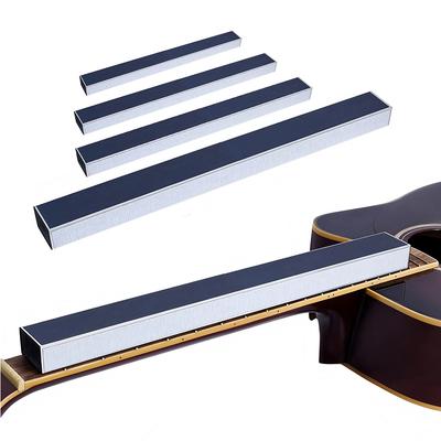 Bundabzieher mit Schleifpapier Pro Instrumentenbauer Reparaturwerkzeug Gitarrenbundabzieher Schleifbalken für Gitarrenreparatur Polieren & Wartung