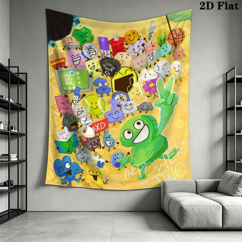 BFDI Wandteppich Ästhetisches Wandbehang Gedruckter Stoffdecke Dekorative Wandteppiche für Schlafzimmer Wohnzimmer Heimdekoration