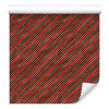 Christmas Stripes Wallpaper Red and Yellow for Living Room and Bedroom 50x1000