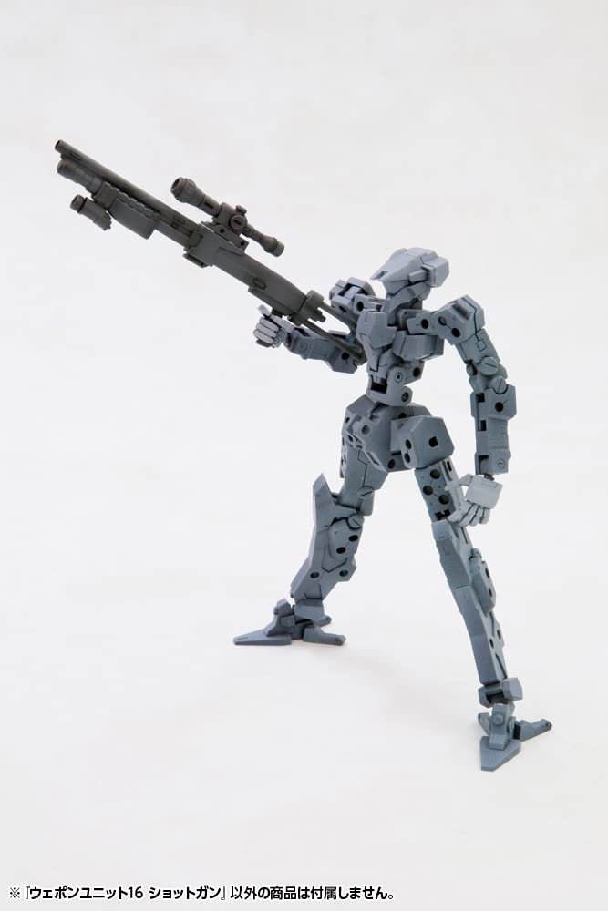Kotobukiya Modeling Support Goods Waffeneinheit 16 Schrotflinte 135mm im Plastikmodellbausatz M.S.G (Ca.. Länge) Maßstabslos
