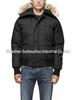 Palm Moose Men's Thick Down Bomber Jacket with Large Fur Hood – Winter European and American Style