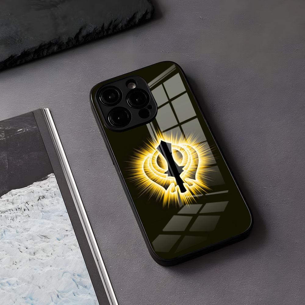 Sikh Khanda Sikhism SOVEREIGN Phone Case For IPhone 17 Air 16 E Pro Max 15 14 13 Mini 12 Pro 11 Max Plus Black Glass Cover
