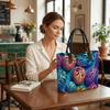  Easter Egg Print Tote Bag Fashion Casual Large Capacity Women Daily Shopping Handbag