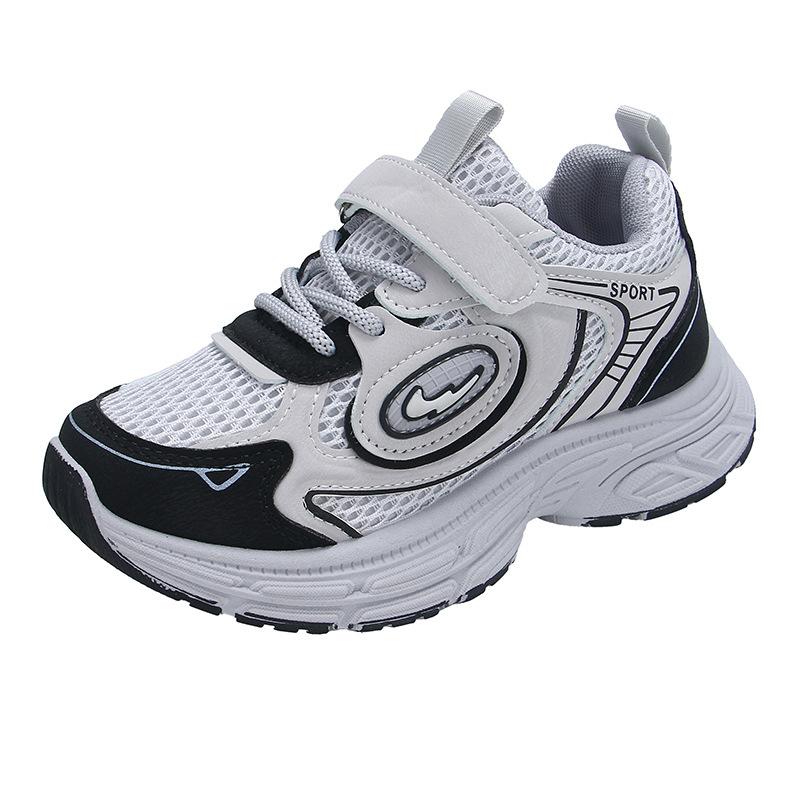 Children's sports shoes 2025 new soft-soled boys' dad shoes mesh breathable girls' shoes versatile medium and older children's shoes