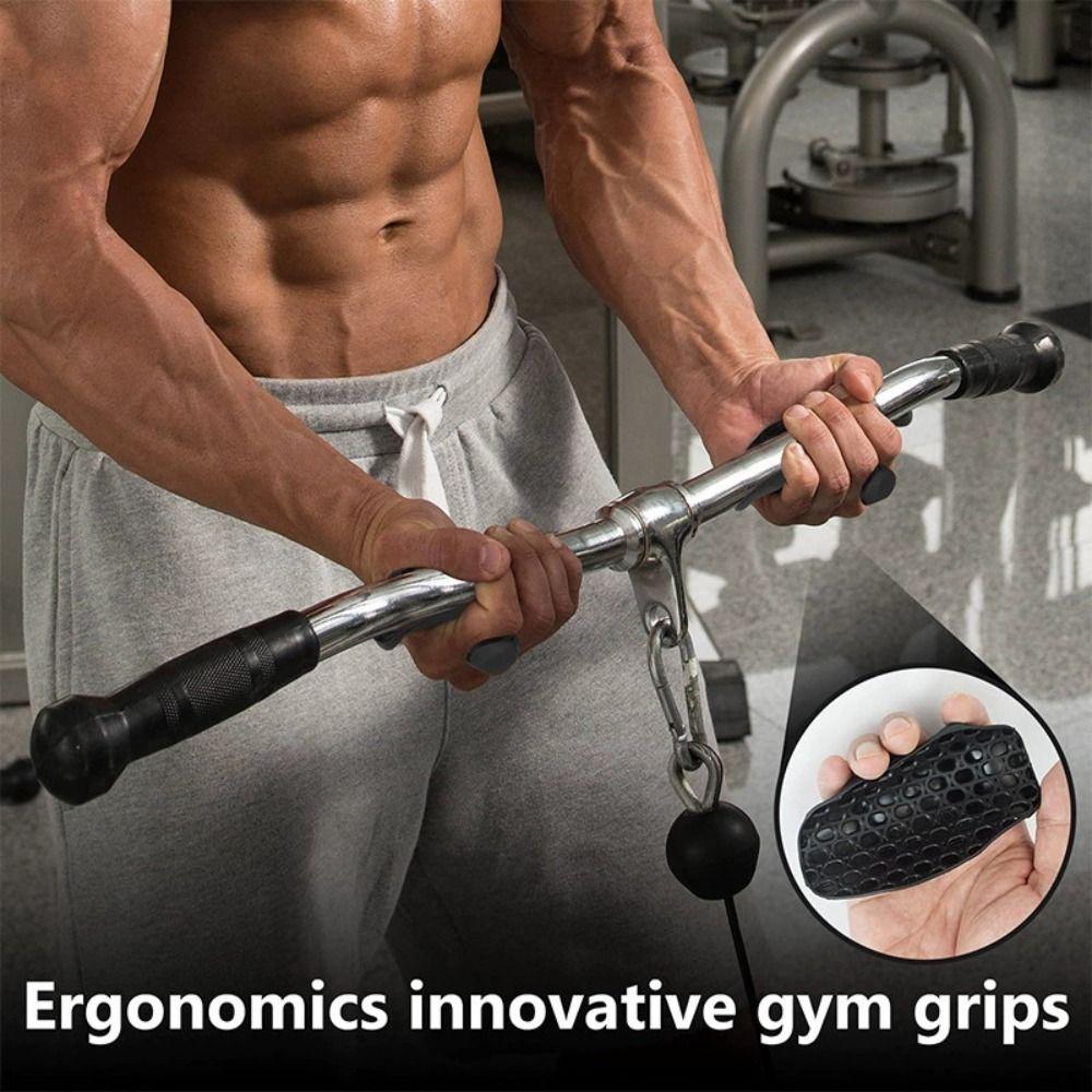 1 Pair Ergonomic Weightlifting Palm Protector Anti-slip Fitness Hand Power Belt  Build Muscle