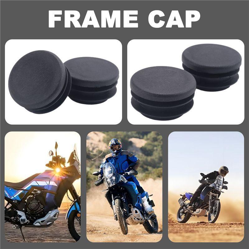 Precise 1 Pair Motorcycle Frame Hole Caps Plug Decorative Frame Cap Set For TENERE 700 Tenere700 XTZ 700 2019-2021