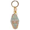 Zodiac Constellation Keychain Bag Bohemian Style Hotel Retro Motel Car