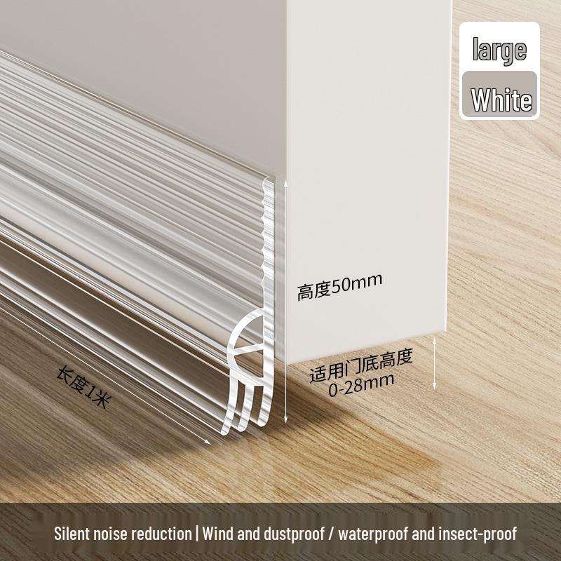 Winter Windproof Silicone Door Bottom Seal Strip for Sound Insulation and Draft Blocking