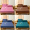 Wasserdichtes Spannbettlaken aus Polyester, Anti-Milben-Matratzenschoner, weicher, atmungsaktiver Matratzenbezug, Spannbettlaken für Queensize-Betten, waschbar, Kingsize-Schutz