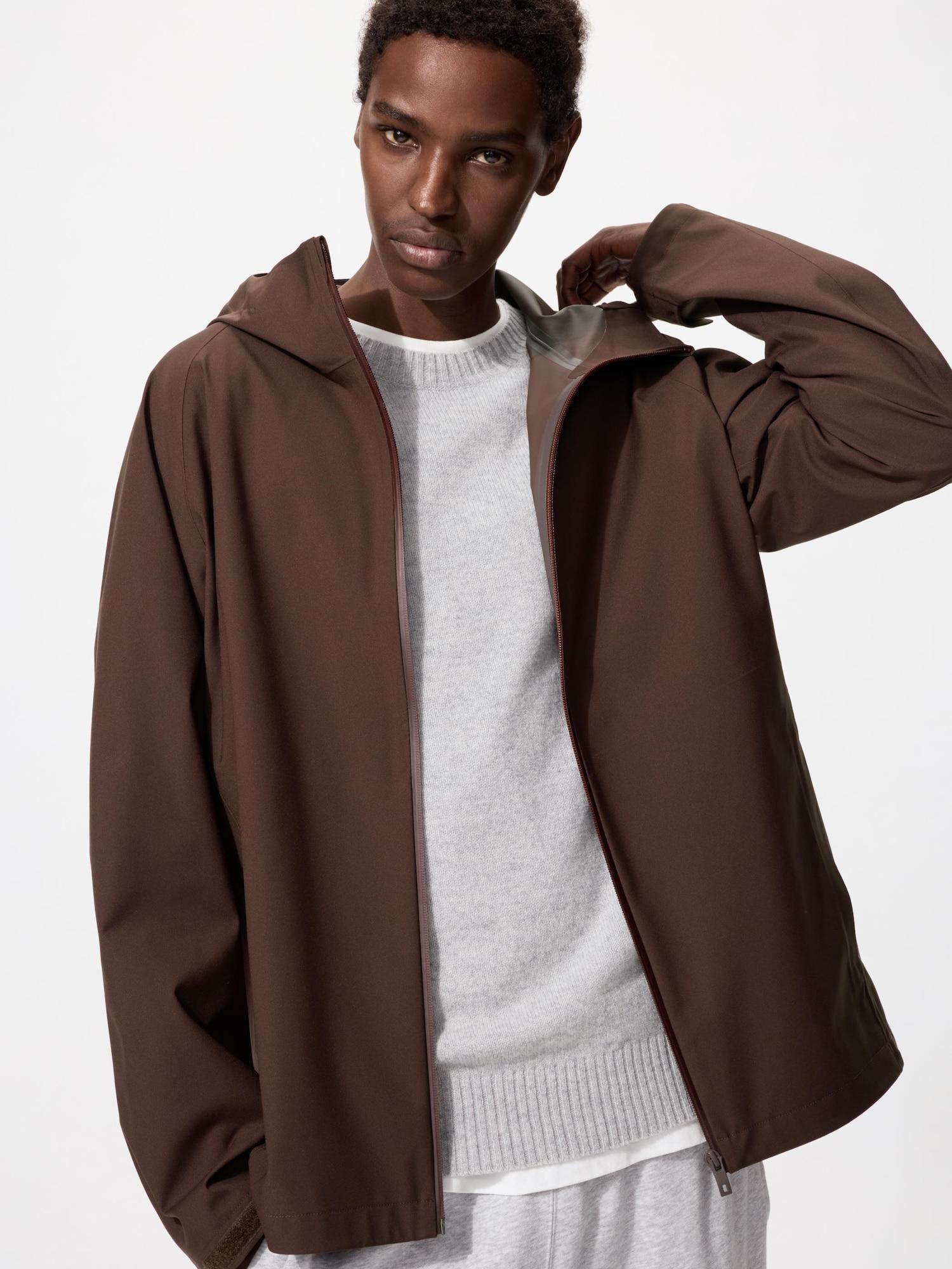 

Uniqlo Japan Block Tech Parka 3D Cut 39 DARK BROWN/3XL