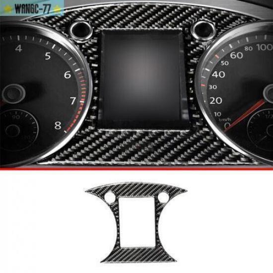 Carbon Fiber Dashboard trument Panel Cover Trim For Volkswagen CC 2012-2018