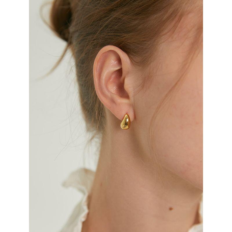 

Niche Style Fancy Stud Earrings Female 925 Silver Needle Gold