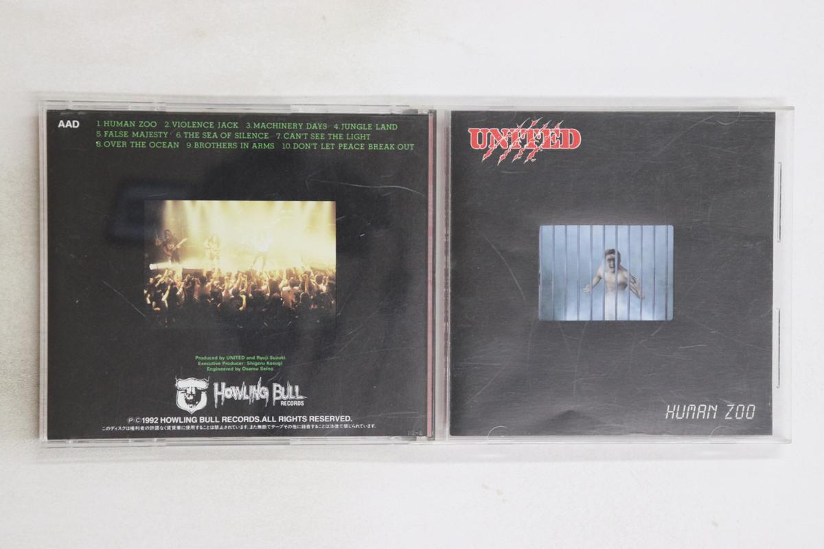 

CD UNITED - Human Zoo HBRF0009 Howling Bull 1992 Japan Metal Used