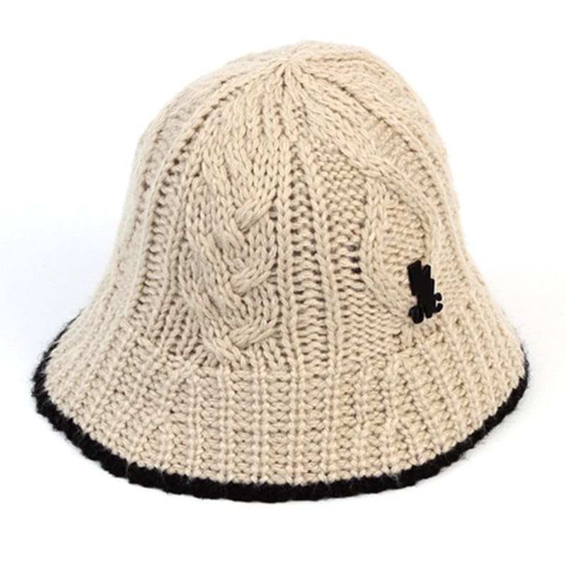 

Универсальная химия Edge Twist Бежевая вязаная панама Вязаная FREE