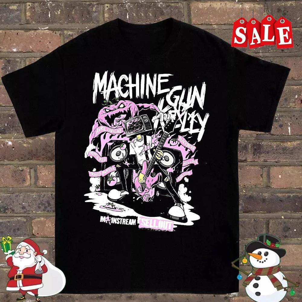 Merry Christmas Machine Gun Kelly Tour Unisex All Size Shirt 24D666 Unisex T-Shirt M