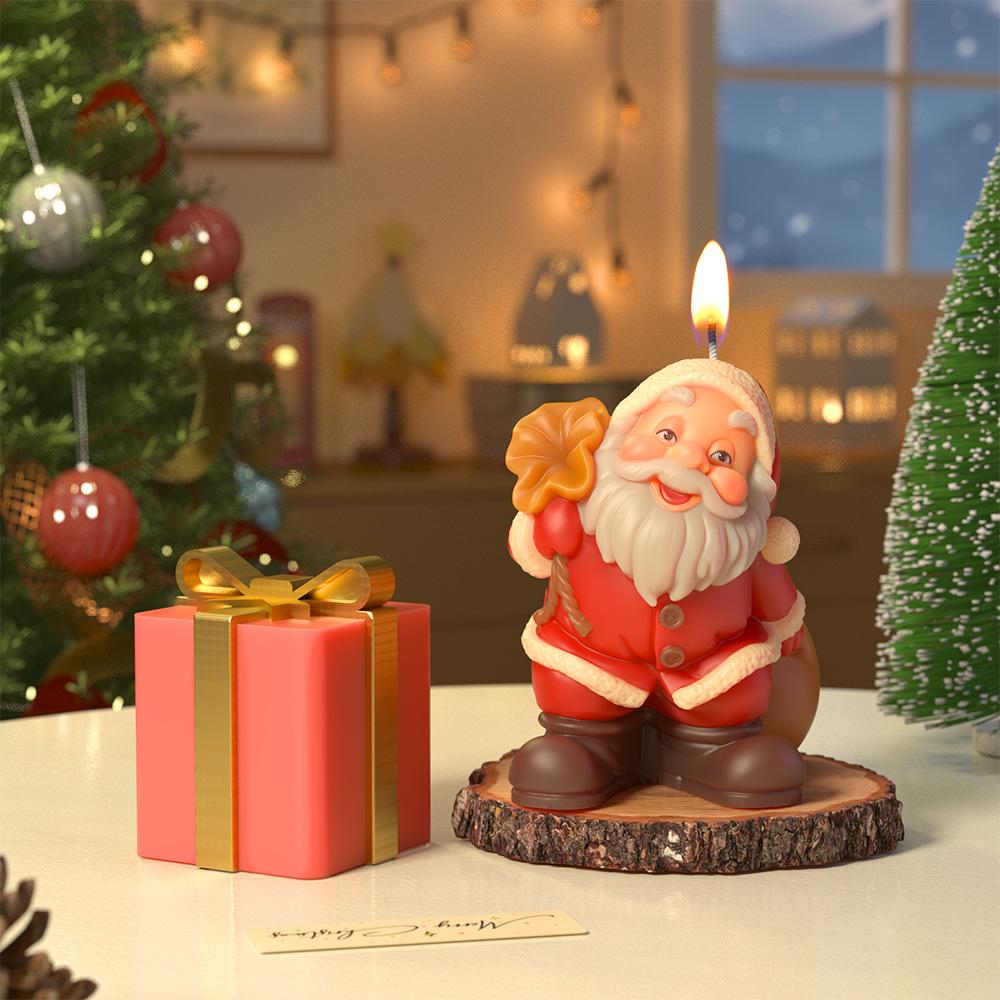DIY Food-Grade Silicone Mold for Christmas Gifts – Santa Claus Ornament/Candle Mold