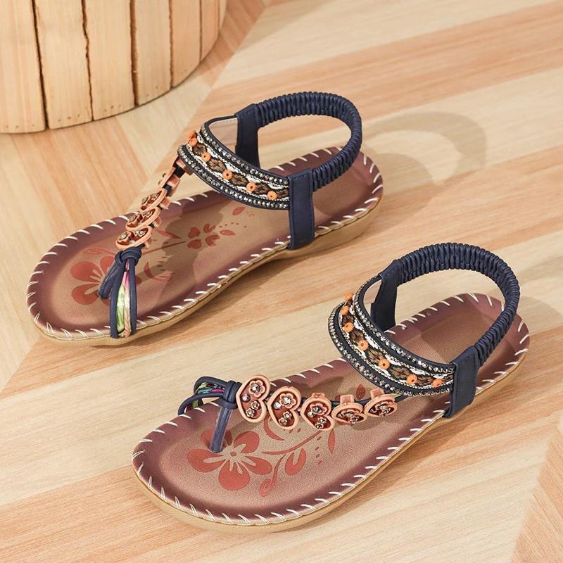 Fashion Women Summer Sandals Shoes Fashion Beach Shoes Woman Light Women's Sandals Open Toe Flat Women's Flip Flops Sandalias Mujer