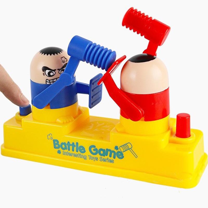 Baby Toys Dětská panenka Dvojitá bitevní hra Rodič-dítě Interaktivní schovávání kladiva