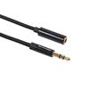 Cavo di Estensione Audio 3,5mm Stereo Portatile in Lega di Alluminio Maschio a Femmina Cavo di Estensione per Cuffie