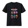Watch Dogs Legion T-shirt da adulto Sei teste di figura uniche sotto logo statico Design vintage lavato Unisex Versatile Elegante