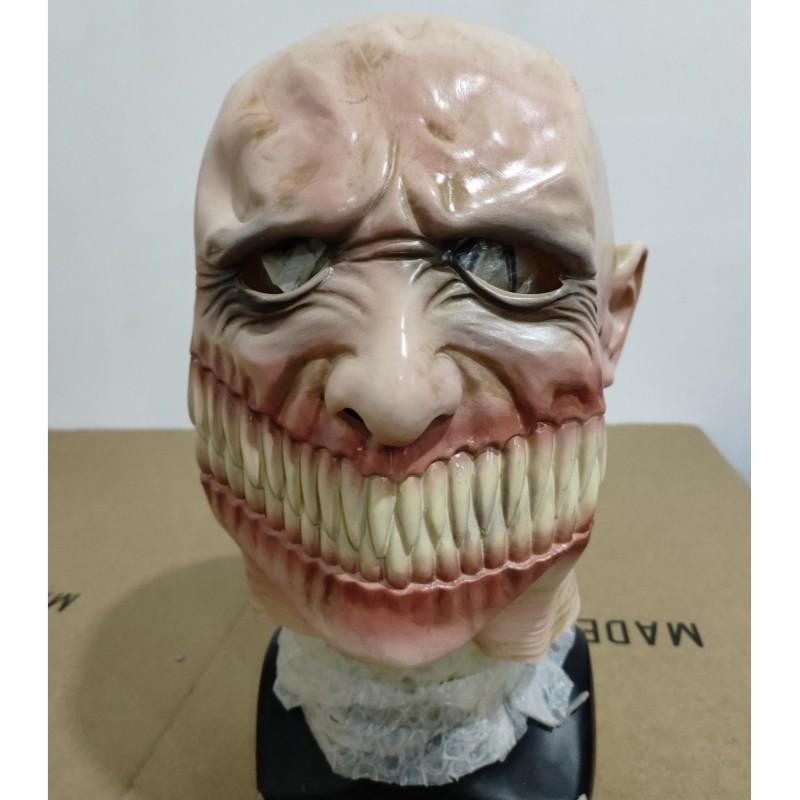 

Halloween new product: Old man mask, old lady headgear costume props, latex bald head cover Vassago light color