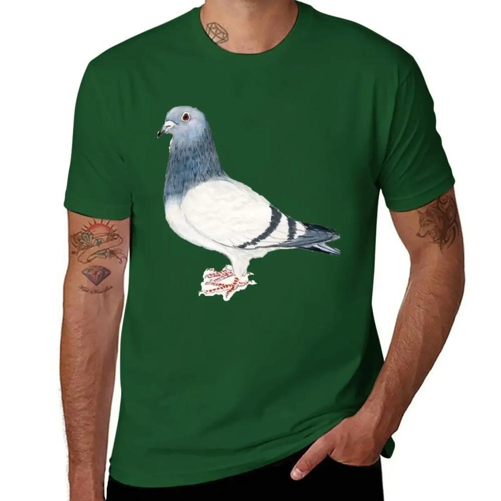 Tauben T-Shirt neue Ausgabe koreanische Mode T-Shirts für Männer