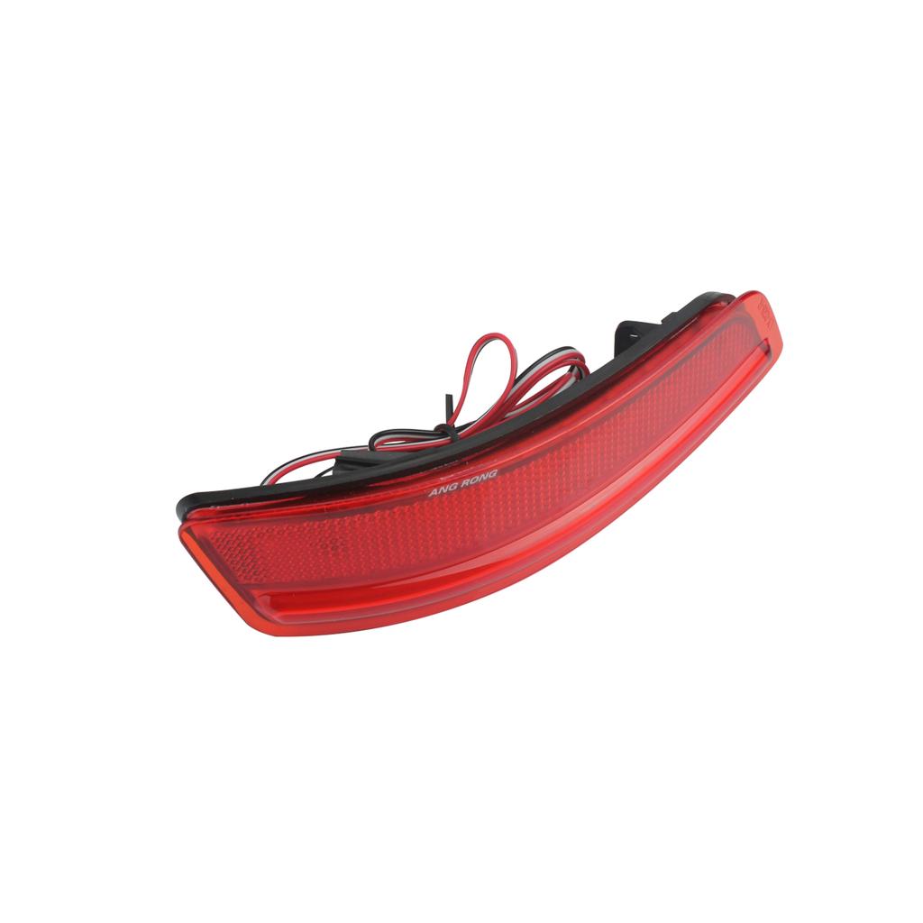 ANGRONG 2x LED Rear Bumper Reflector Signal Tail Stop Brake Light Lamps Red For Lexus GS250 ES350 Toyota Corolla