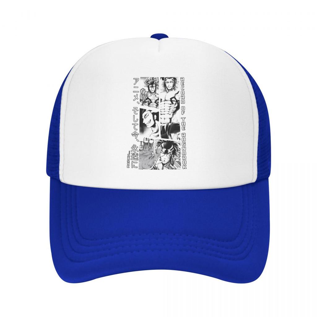 Record Of Ragnarok Drawing Fun Baseball Caps Mesh Hats Adjustable Fashion Unisex Caps