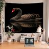Beautiful Black Swan Art Digital printing polyester wall tapestry suitable for use in living rooms bedrooms offices bars party