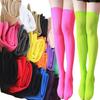 Neue Sommer Mädchen Overknee-Socken Stretch Hohe Strümpfe Bunte Samtstrümpfe Damen Oberschenkelhohe Lange Socken Verführung Studentin