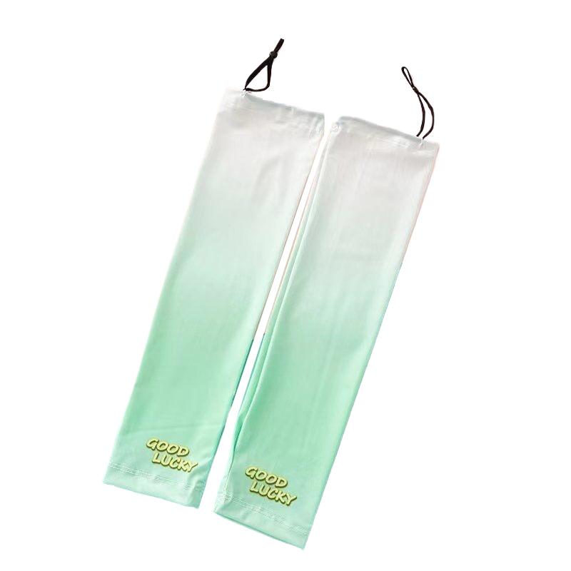 

1Pair Summer Thin Sleeves For Women Girls Driving Sunscreen Long-Sleeved Arm Warmers Outdoors Solid Color Riding Sleeves