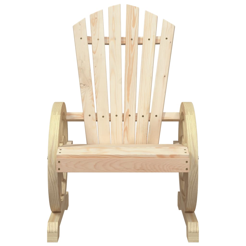 Vidaxl Adirondack Garden Chairs, 2 Pcs., Solid Fir Wood