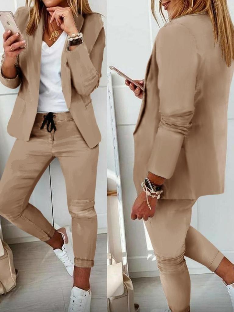 New Casual Fashion Suit Women's Suit Set