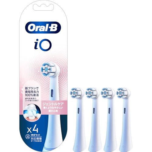 

Oral-B iO Gentle Care, 1-Year Supply (4 Bottles) [For iO Series Only] iORBSW-4EL