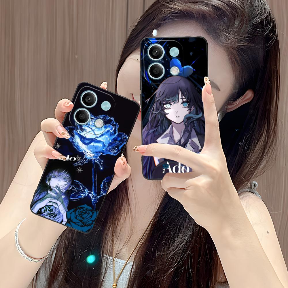 Ado Rose Mobile Phone Case for POCO M6 M5 M4 M3 X7 X6 X5 X4 X3 F6 F5 F4 Pro GT 5G Colour Printing Protective Pretty Cover Luxury