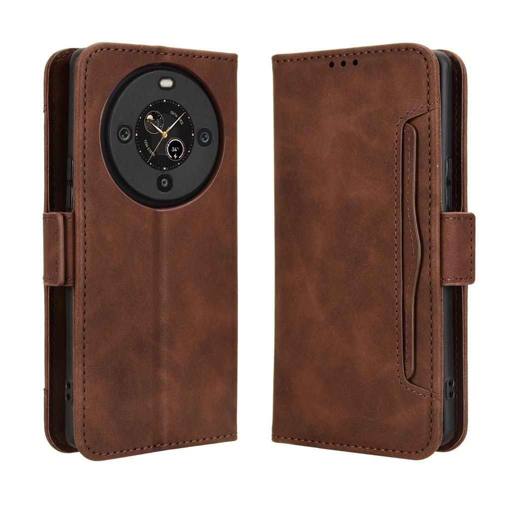 Para FOSSiBOT S3 Pro 4G Funda de Cuero Cubierta Tipo Billetera para Teléfono con Múltiples Ranuras para Tarjetas
