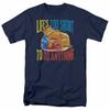 26 Garfield Too Short T Shirt Mens Licensed Cat Jim Davis Comic Tee Navy Unisex T-Shirt