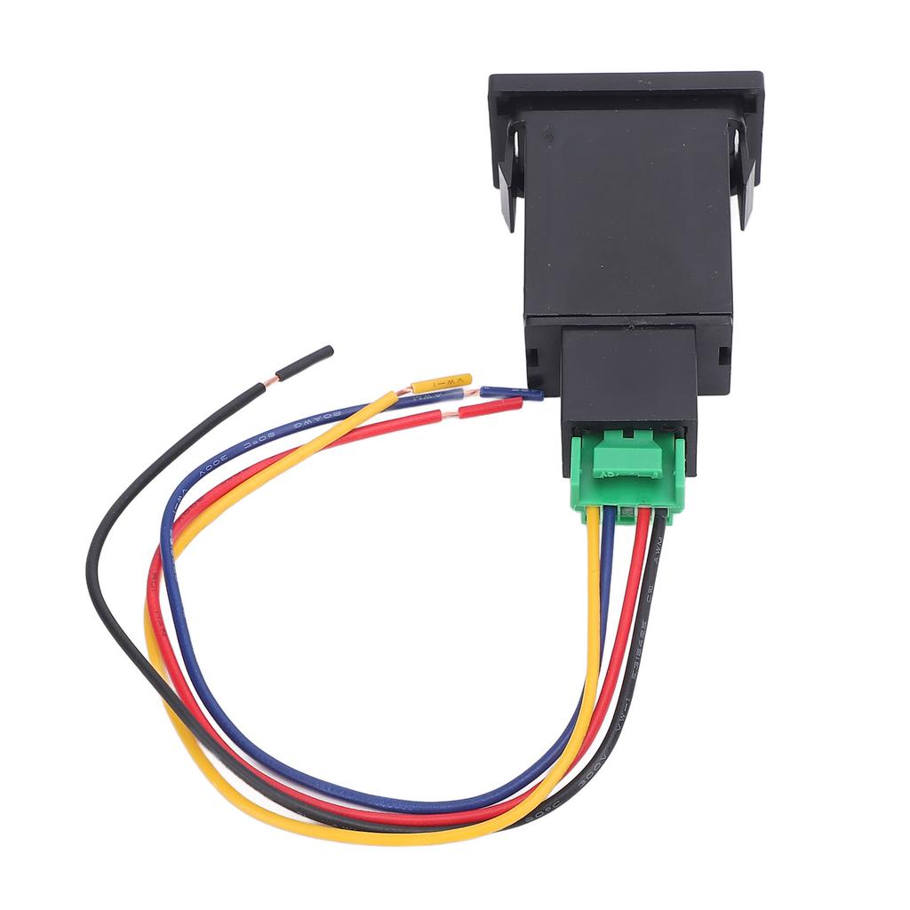 Fog Light Push Button Switch With Harness Safe Connection Shockproof Replacement for Camry Hiace Elantra