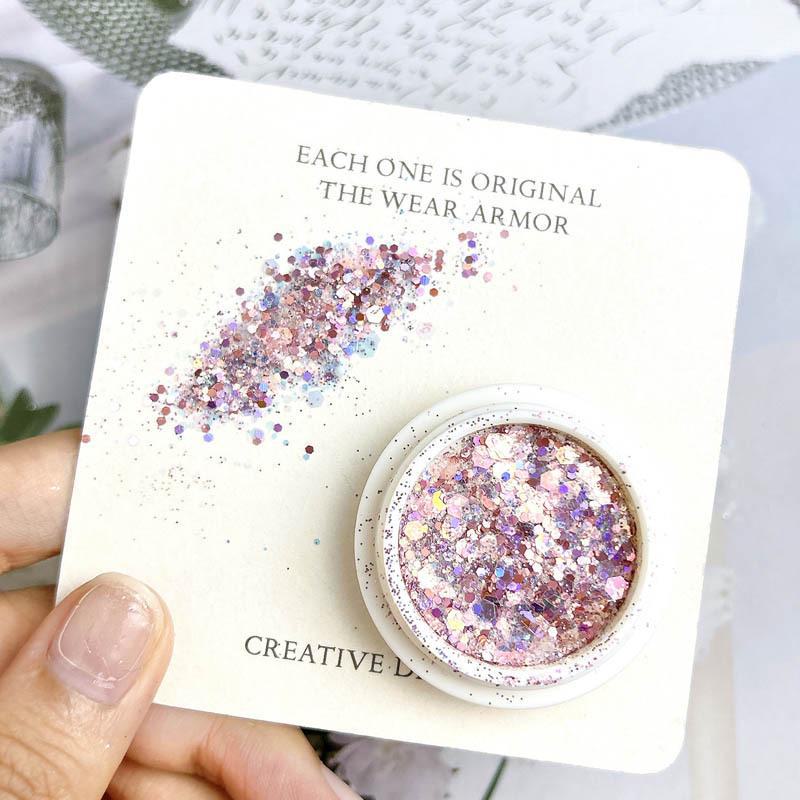 Fairy Eyes Nail Art Sequins - Net Red Gradient Glitter - Korean Large Sequins - Eye Makeup - Nail Art