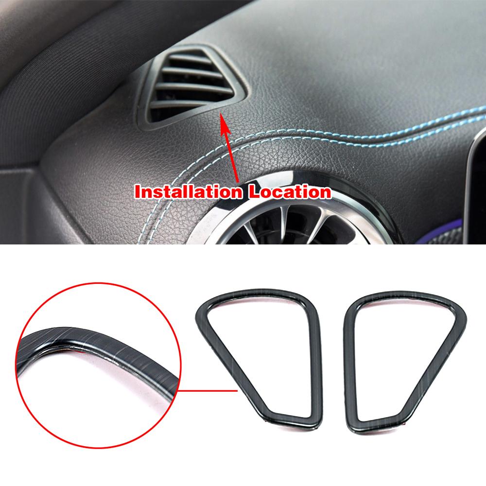 Für Mercedes Benz A-Klasse W177 V177 A180 A200 A250 Autozubehör Mittelkonsole Teilrahmen Refit Trim Edelstahlaufkleber