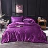 Luxury Rayon Satin Bedding Set Duvet Cover Set Single Double King Size Bedding Kit 2pcs/3pcs/4pcs Bed Cover Bed Linen Set