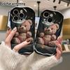 Phone Case: 2D Flat, Fits iPhone 18, 17, 16, 15, 14, 13, 12Pro Protective Case, Plush Little Bear, Perfect Christmas and Halloween Holiday Gift