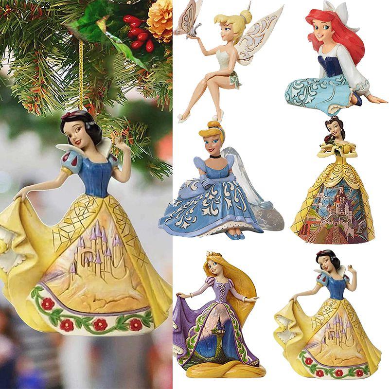 Princess Pendant Christmas Ornaments Acrylic Xmastree Party Hanging Decor
