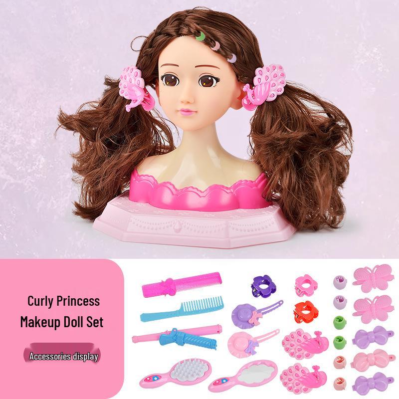 

Children’s Princess Hair Styling & Braiding Dress-up Doll Toy Gift Set