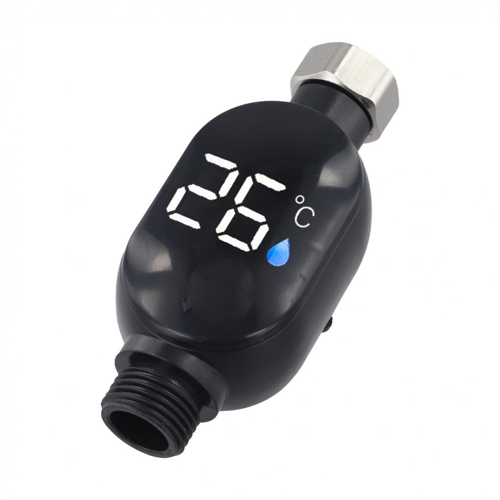 Intelligent Shower Thermometer Waterproof Design with LED Temperature Display