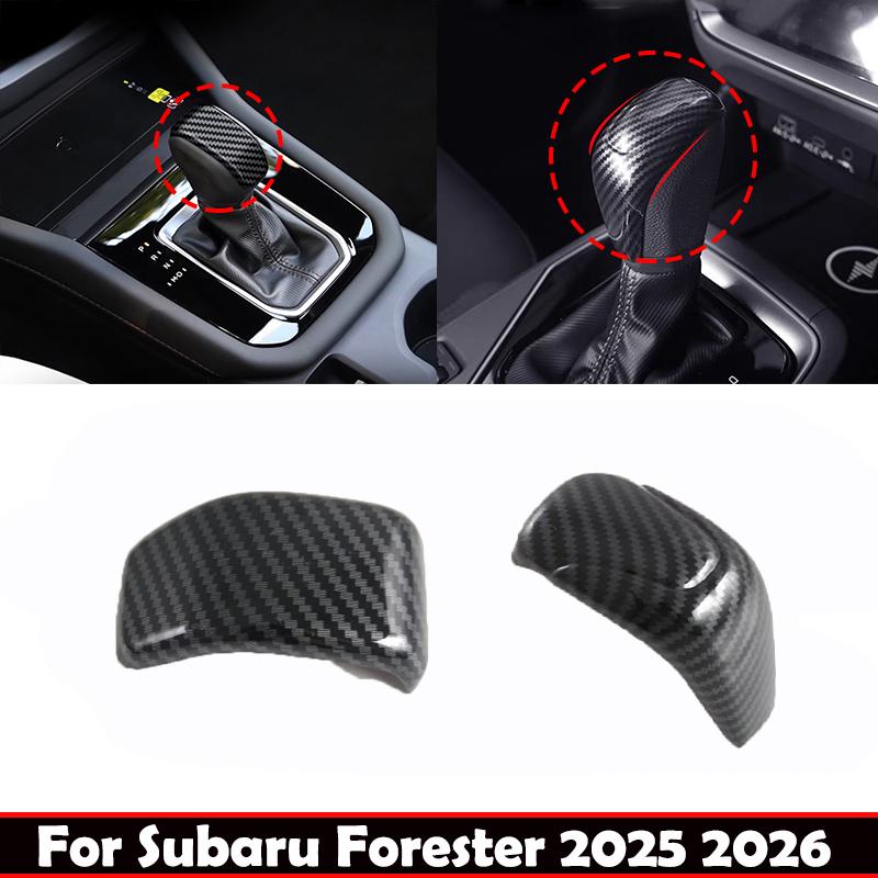 For Subaru Forester 2025 2026 ABS Hybrid Fuel Car Gear Head Shift Knob Cover Handball panle Trim Sticker Interior Accessories
