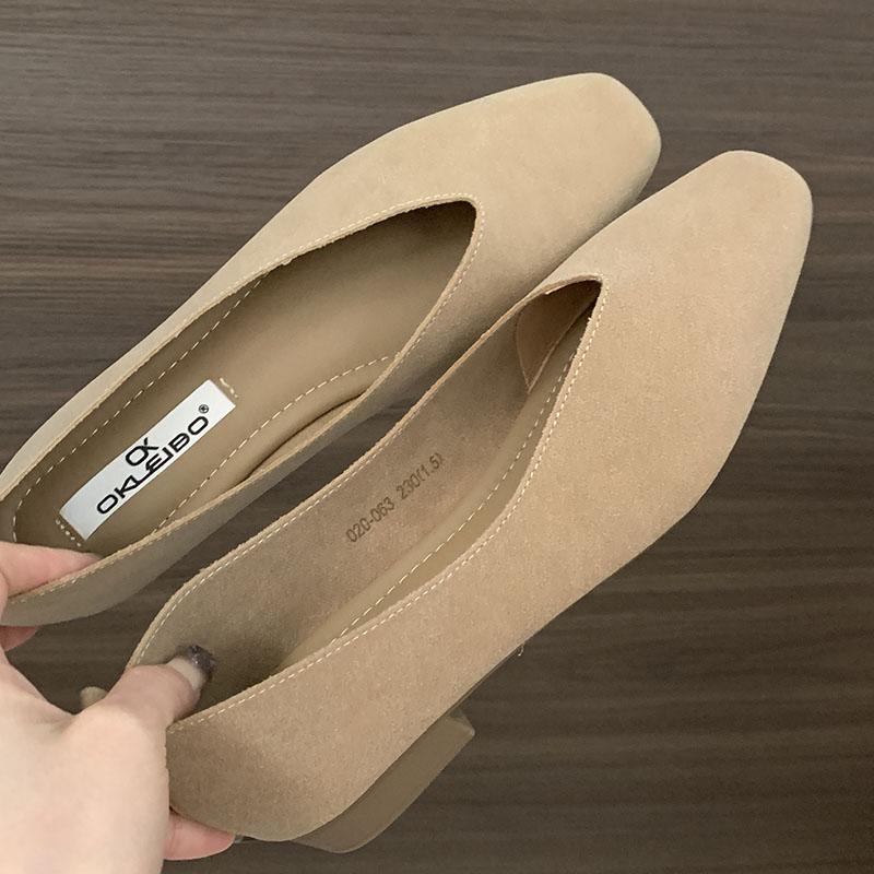 

Мода Новинка 2025 Офисные женские балетки Обувь Слипоны Повседневная Женская Мягкая Модная Неглубокая Женская Обувь Балетки Со Шлепанцами 35 бежевый
