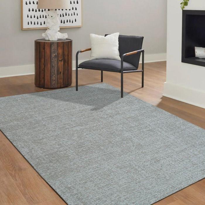 Living Room Rug In Gray Khaki Wool 160x230