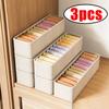 1/2/4pcs Drawer Wardrobe Storage Organizers Cabinet Drawer Clothes Storage Box for T-Shirts Jeans Underwear Pants Organizer Box