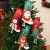 Christmas decorations household fireplace atmosphere pendant cartoon socks gift bag children's candy pendant
